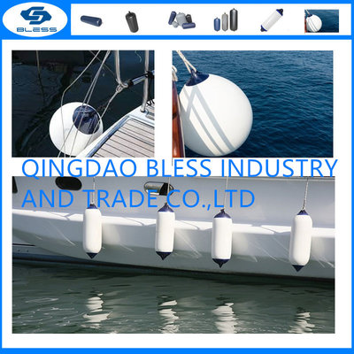 Customized Marine Boat Bumpers Fender with cover PVC Inflatable Yacht Fenders