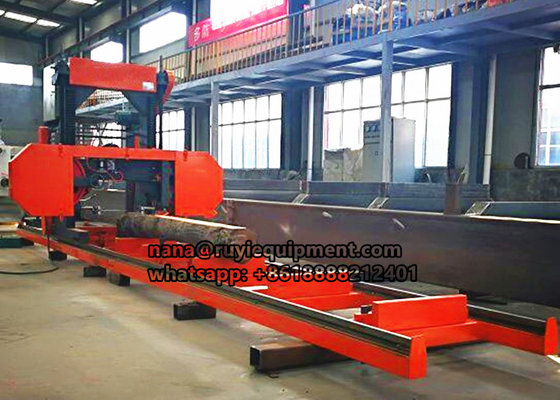 China MJ700 Electric Portable Horizontal wood Band Sawmill for wooden board supplier