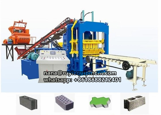China 4-15 fully automatic concrete hollow block color paving block machine supplier