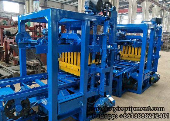China 4-26 semi-automatic concrete block machine color paving block machine supplier