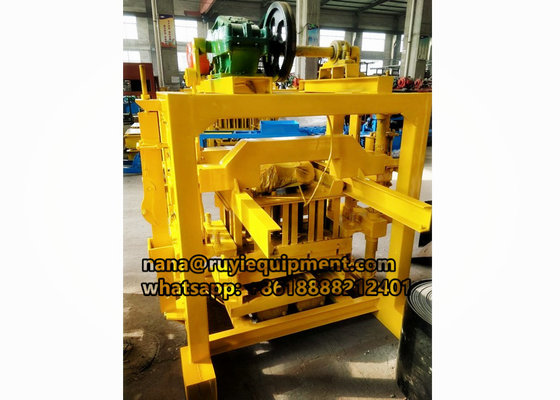 China high quality 4-40 small concrete cement hollow block making machine supplier