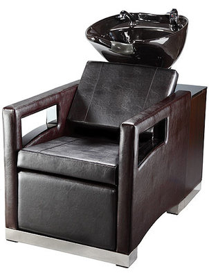 China Luxury Salon Shampoo Chairs With Cushion Headrest , Electric Footrest supplier