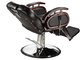 Reclining Backrest Salon Barber Chair Brown With PU Leather Materials 48.5 KGs supplier