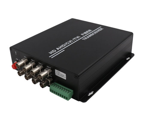 China HDCVI/TVI/AHD 45MHz Single Mode Fiber Video Converter Coaxial Cable FC / ST / SC Connector supplier