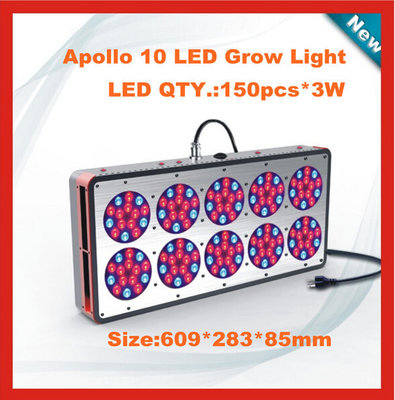 High power 540w led plant growth lighting Apollo 12 grow led light 180pcs 3w Epistar