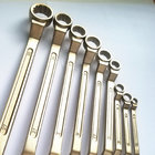 anti spark hand tools aluminum bronze alloy offset double ring spanner set
