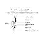 Yocan Torch Enail Dry Herb And Wax Vaporizer Portable domeless enail