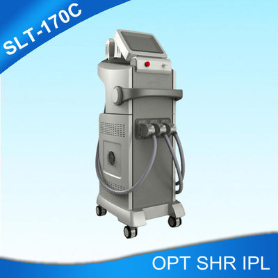 China Three Handles SHR IPL Hair Removal Machine For Beauty Salon / Clinic / Hospital supplier