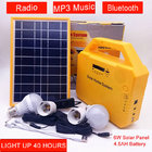 Multi functions Portable Kits Radio Solar Power Generator Lamp for Camping LED Lighting