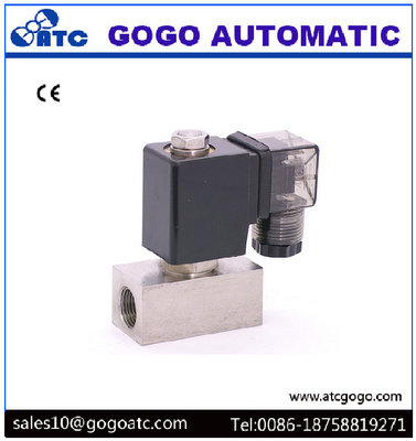 China Direct Acting Water Solenoid Valve Normally Closed Stainless Steel 0 - 10 bar Woking Pressure supplier