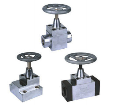 China Straight Right Angle High Pressure Stop Valve Hydraulic With Forged Steel Material supplier