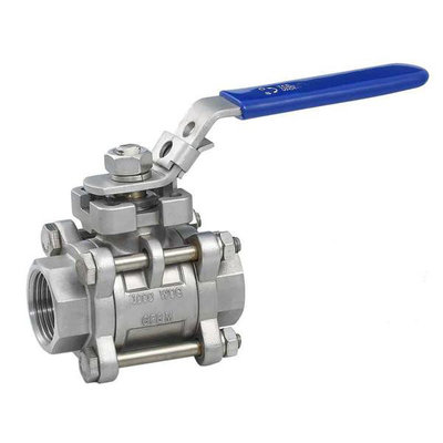 China Stainless Steel Threaded Hydraulic Ball Valve Medium Pressure Manual Operated supplier