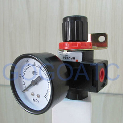 China Pneumatic Air Source Treatment Unit Mini Air Pressure Regulator With Plastic Ar2000 Thread 1/4 Inch supplier