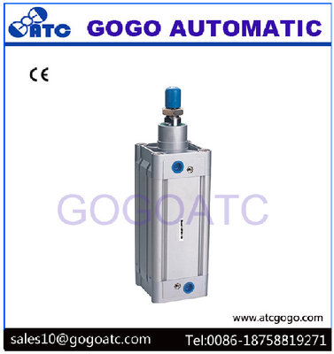 China DNC ISO 6431 Cylinder Double Acting Pneumatic , Festo Type Single / Double Rod Cylinder supplier