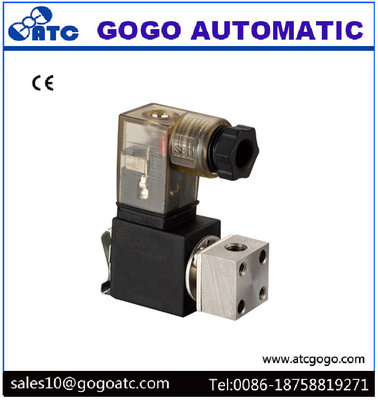 China Normally Close Compact Solenoid Valve , Micro Solenoid Valve For Mini Automatic Machine supplier