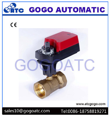 China 3 Way L Flow Electric Proportional Ball Valve With Manual Override ADC24V CR02 3 wires supplier