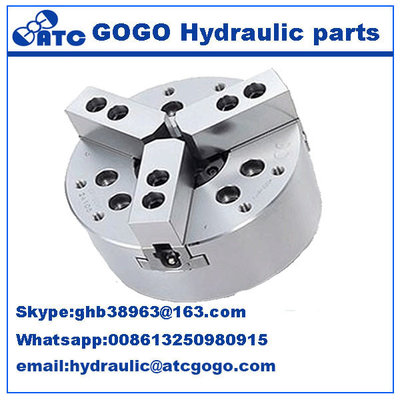 China 3 Jaw closed center Hydraulic control parts power lathe chuck for CNC Lathe Machine supplier
