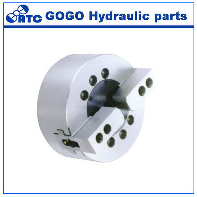 China Solid Dynamic Hydraulic Lathe Chuck / 2 Jaw Chuck For Surface Grinding Machine supplier