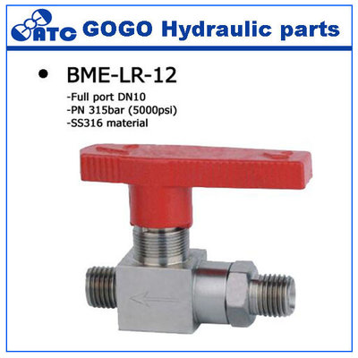 China High Pressure Stainless Steel Ball Valve With Locking Handle , 2 Npt Solid Modulating supplier