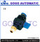 Pneumatic Quick Coupler , HVFS Pneumatic Hand Valve Port 1/4&quot; PT Hose 4mm Fitting Air Quick Coupling supplier