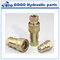 Custom Carbon Steel / Brass Hydraulic Quick Coupling Hydraulic Control Parts supplier