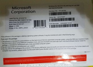 China LIfetime Warranty, Microsoft  Windows Sever 2012 R2 Std ( Retail / OEM )  Version Box ,  Brand New , Key Code supplier