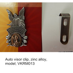 China Guardian Angel Car Visor Clip, ready mold, metal Guardian angel auto visor clip collection supplier