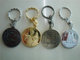 Soft enamel bottle shaped key fob key ring, exquisite branded promotion key chains, supplier