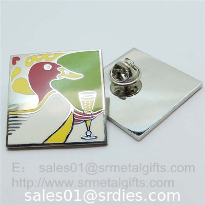 Imitation Cloisonne T-shirt Lapel Pins, Cloisonne Soft Enamel Pins Wholesale, supplier