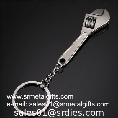 Metal spanner keychains wholesale, metal lever tools key holder manufacturer China supplier