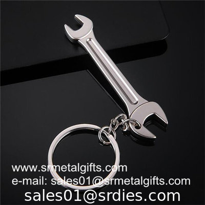 Metal spanner keychains wholesale, metal lever tools key holder manufacturer China supplier