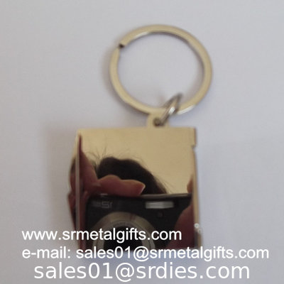 Metal Photo Locket Keychains, Stocked Miniature Metal Picture Locket With Laser Logo supplier