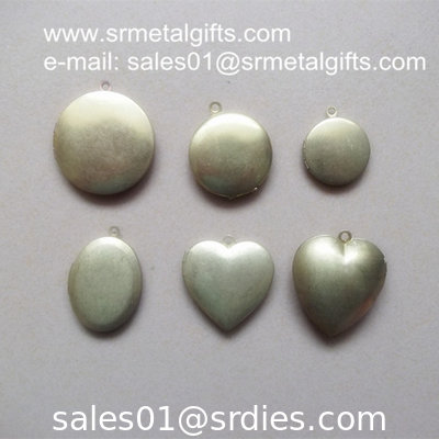 Oval brass photo locket jewelry accessory, ready mold H65 brass picture lockets supplier