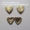 Silver Love Heart Photo Locket for diy jewelry, Love Heart Picture Locket supplier