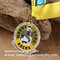 Hollow-out shaped metal run medal with enamel, shaped metal medals supplier
