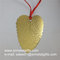 Gold Sandblast Leaf Petiole Metal Etched Bookmarks For Page Marker supplier