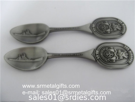 Vintage Collectible Silver Collector Spoons, Metal Collector Souvenir Spoons supplier