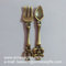 Metal Crafts Souvenir Fork &amp; Spoon set, 3D Relief Collectible Fork And Spoon supplier