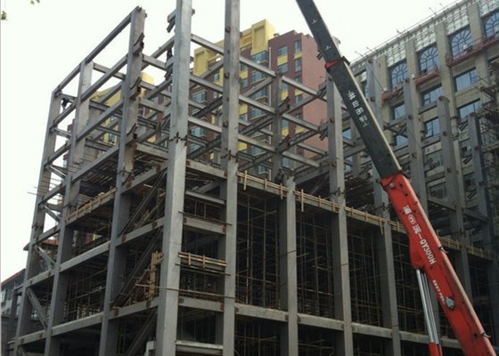 Large Steel Structure High Rise Building , Strong Steel Structure Industrial Building supplier