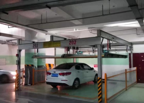 Automatic Steel Structure Car Parking Painted Surface For Residential supplier