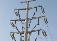 5m - 100m 33kv Transmission Line Towers , Steel Pole Tower ISO Certificated supplier