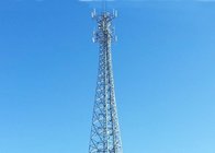 Silver Hot Dip Galvanized Steel Tower , Communication Metal Towers supplier