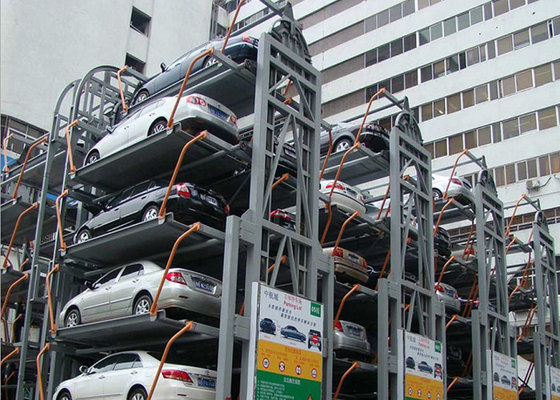 Earthquake Resistance Steel Structure Car Parking Muti Channels Safety Protection supplier