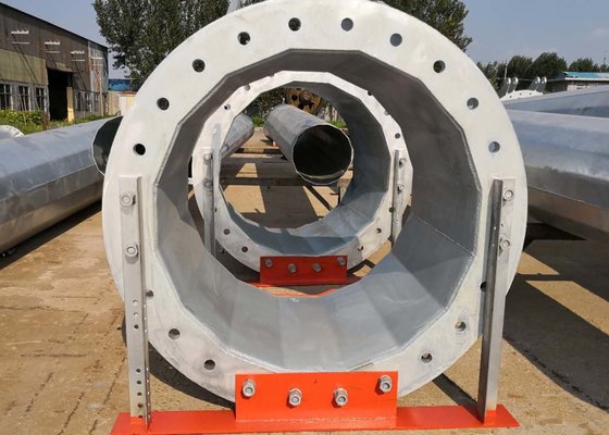 High Precision Monopole Wind Turbine Tower Hot Dipped Surface 20 Elongation supplier