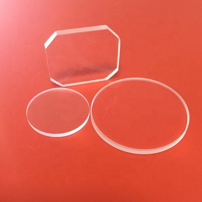 China UV Fused Silica 2mm Round Shape Optical Windows With Coating For Camera supplier