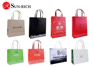 China Custom Logo Kraft Paper Bag Brown Kraft Paper Gift bags Manufacturer supplier