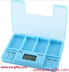China Portable Digital Pill Tablet Medicine Box Alarm Best Selling New Design Compartments Box supplier