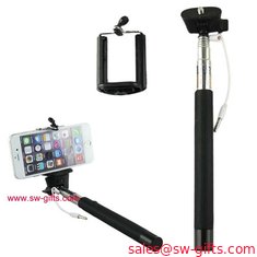 China Universal Extendable Handheld Mobile Phone Monopod Camera Tripod Phone Holder Stick supplier