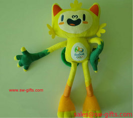 China 2016 Brazilian Olympic Mascot Vinicius Plush Doll Stuffed Toy 30cm Come From Rio de Janeir supplier