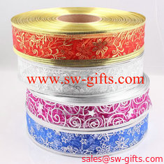China 3mm-50mm 1/8 1/4 3/8 1/2 1 16 Inch Polyester Double Satin Ribbon Polyester Grosgrain supplier